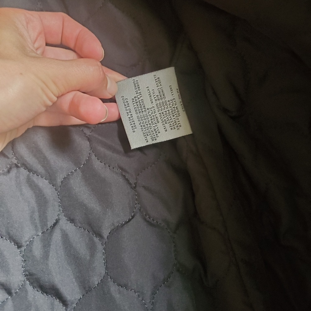 Levis Wool Jacket Size Medium With Insert In Gray - image 7